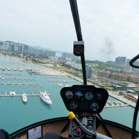 海南三亚 乘坐直升机体验券（可选10-100公里套餐）