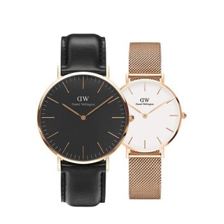 Daniel Wellington 丹尼尔惠灵顿 DW00100127 情侣石英手表