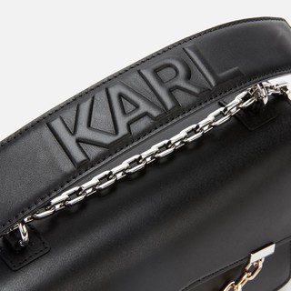 KARL LAGERFELD 卡尔·拉格斐 K/Karl Seven 女款小牛皮斜挎包