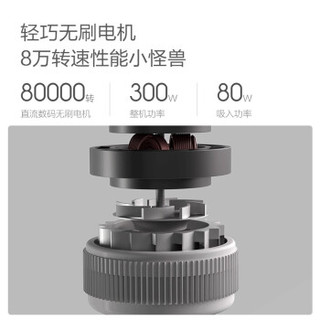 睿米 XCQ05RM 家用除螨无线手持吸尘器 白色