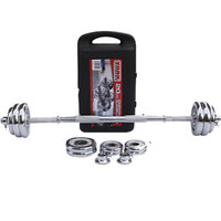 KERUILAI 科瑞来 家用健身器材精装电镀哑铃男士哑铃健身哑铃杠铃亚玲男士可调节哑铃杠铃套装20Kg 20kg精装款+30cm链接器 买就送手套+护腕+30厘米连接器+俯卧撑 KRL-49