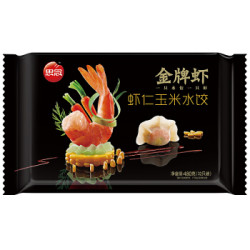 思念 金牌虾水饺 虾仁玉米口味 480g (32只)