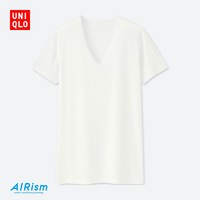 男装 AIRism网眼V领T恤(短袖) 403524 优衣库UNIQLO