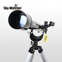 信达Sky-Watcher 60700天文望远镜 星达60AZ学生入门款 高倍高清天地两用手提套机 标配套机黑色款