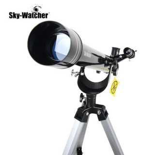 信达Sky-Watcher 60700天文望远镜 星达60AZ学生入门款 高倍高清天地两用手提套机 标配套机黑色款