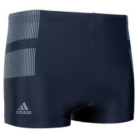 adidas 阿迪达斯 游泳男士泳衣大码舒适沙滩专业速干平角泳裤男 XL（建议腰围88-94厘米）         DH2227 (XL、锦纶、分体)