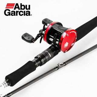 Abu Garcia 阿布加西亚 阿布复仇雷强竿鼓轮套装超硬调碳素枪柄路亚竿远投打黑鱼专用 2.44米XH调AMBSX鼓轮6000型左手套装   复仇三代雷强鼓轮套装 (2.44米XH调AMBSX鼓轮6000型左手套装)