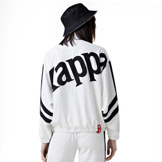 Kappa卡帕 女款雪纺防风衣梭织外套开衫长袖 2019款|K0922FJ20D 漂白-001 S