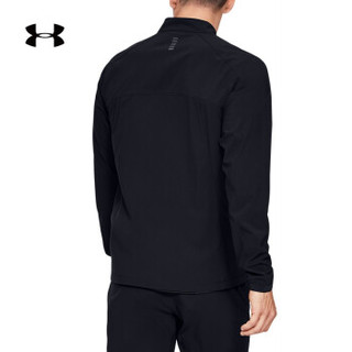 Under Armour 安德玛官方 UA男子 Track运动夹克-1342711 黑色001 XL