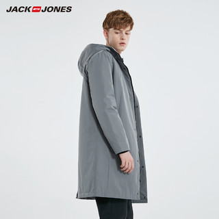 JACK JONES 杰克琼斯 商务保暖中长款连帽羽绒服 219112501