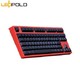Leopold 利奥博德  FC750R PD二色成型 87键 机械键盘 Cherry红轴  赤红色