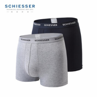 SCHIESSER 舒雅 35/11627T 男士冰丝中腰平角内裤 2条装