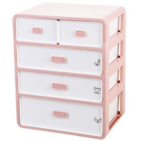 BAOCHAO 宝巢 NY-001 衣服整理盒 粉色四层  一体式 一个装