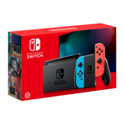 Nintendo 任天堂 Switch 续航升级版 游戏主机 国行 + HORI主机铝制收纳包