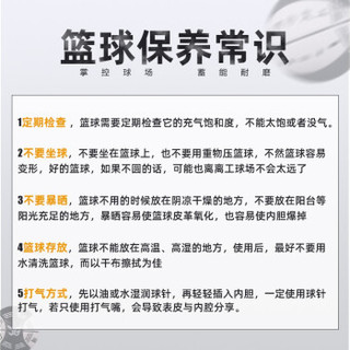 aroose 艾瑞斯 军哥篮球同款网红蓝球室内外耐磨蓝球真皮手感七号个性标准篮球 太极白 (太极白、7号)