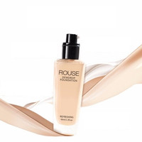 rouse 柔色 水漾粉底液自然轻薄持久遮瑕清爽细腻防水遮盖斑点