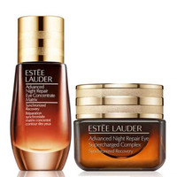 ESTEE LAUDER 雅诗兰黛 抗蓝光眼霜15ml 小棕瓶面霜套装抗皱 眼霜15ml+眼部精华15ml套装