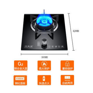 QIAOJIALE 巧家乐 B28 台式嵌入式燃气灶 天然气