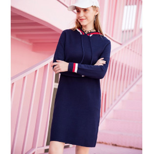 osa欧莎s119ka13006女士针织连衣裙