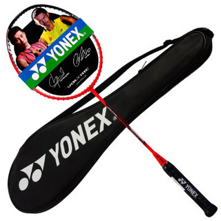 YONEX 尤尼克斯 羽毛球拍单双拍全碳素PWSR超轻5U进攻型30磅yy耐打 VTPWSR红色 5U超轻单拍可拉30磅数