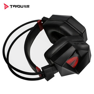 TAIDU 钛度 电竞游戏耳机  7.1声道 (黑色、有线、3.5毫米音频接口)