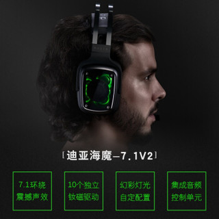 RAZER 雷蛇 游戏耳机 (黑色、有线、3.5毫米音频接口)