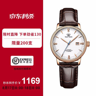 TIAN WANG 天王 昆仑系列 GS51001P.D.LC.W 女士自动机械手表