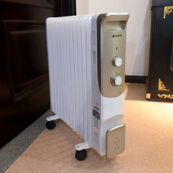 艾美特取暖器家用电暖器13片油汀省电电暖气 烤暖炉HU1306-W1
