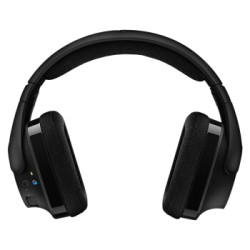 logitech 罗技 罗技(G) G433/G533/G933G系列游戏耳机杜比7.1环绕声电竞头戴式LOL吃鸡宏听声辩位 全新盒装G533无线耳机+送木制耳机架