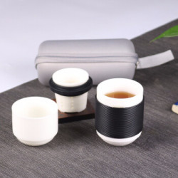 kavar 米良品 旅游茶具套装 一壶二杯