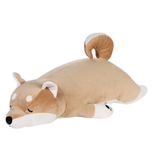 PLUS会员：LIV HEART 柴犬睡觉抱枕毛绒玩具圣诞节礼物XL大号