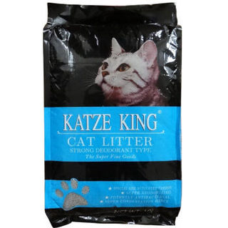 KATZEKING 铠泽金 活性炭球砂猫砂10L约8kg 黑色