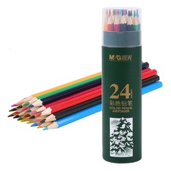 M&G 晨光 24色油性彩铅 赠《秘密花园填色本》+卷笔刀+延长器+A4画图本