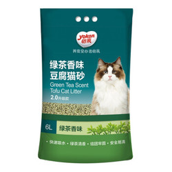 yoken 怡亲 绿茶豆腐猫砂 6L 升级款 绿色