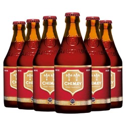 Chimay 智美 红帽 精酿啤酒 330ml 6瓶 *2件