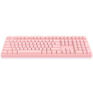 ikbc C210 108键 有线键盘 粉色 青轴
