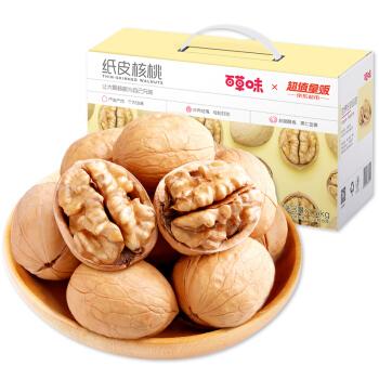 Be&Cheery 百草味 薄皮核桃1500g 箱装