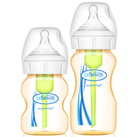 京东PLUS会员：Dr Brown's 布朗博士 婴儿宽口径PPSU奶瓶 150ml+270ml *2件
