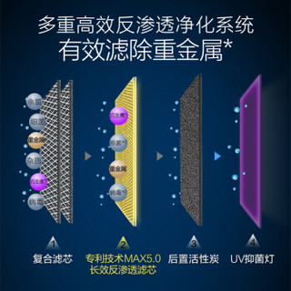 A.O.SMITH 史密斯 3000F1(AR1300-S1)   3升/分钟超大流量 家用净水器