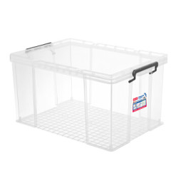 Jeko&Jeko SWB-5220 抗压塑料透明收纳箱 65L加厚特大号 1只装 *2件