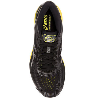 ASICS 亚瑟士 发布 Gel-Nimbus 21 *级缓震跑鞋 1011A169-003 黑色/黄色 39
