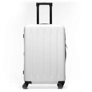 小米(mi)旅行箱拉杆箱 男女万向轮托运旅行皮箱90分行李箱24英寸 白色
