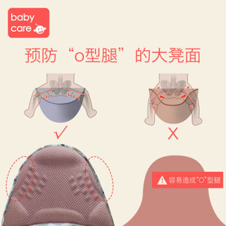 BabyCare 婴儿背带腰凳 金底草花纹 6863