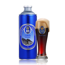 HB 皇家慕尼黑精酿黑啤酒 1000ml单瓶装 *2件
