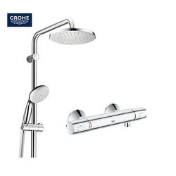 GROHE 高仪 27389002+32449002 恒温淋浴花洒套装（短杆）