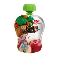方广 宝宝辅食 清香苹果果汁泥 103g/袋装 *5件