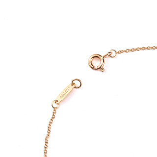 Tiffany&Co. 蒂芙尼 RETTO TIFFANY系列 女士18k金心形吊坠项链  金色  21453145