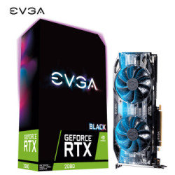 新品发售:EVGA GeForce RTX 2080 Black GAMING 8G显存1710MHz 14000MHz显卡