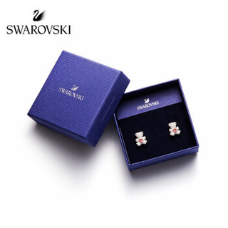 SWAROVSKI 施华洛世奇 5447445 TEDDY 活泼气息 可爱童趣 泰迪熊女耳钉 耳饰 女友礼物