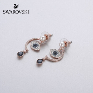 SWAROVSKI 施华洛世奇 542586 新品 DUO EVIL EYE时尚浪漫幸运女 耳钉 女友礼物